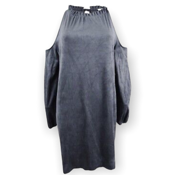 𝅺kensie Peekaboo Shoulder Tunic Dress - Picture 12 of 12